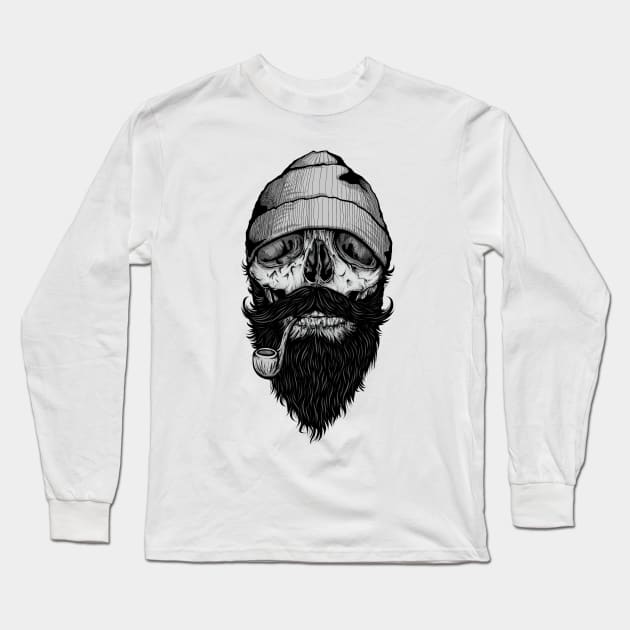 Bone Sailor Long Sleeve T-Shirt by RofX Project